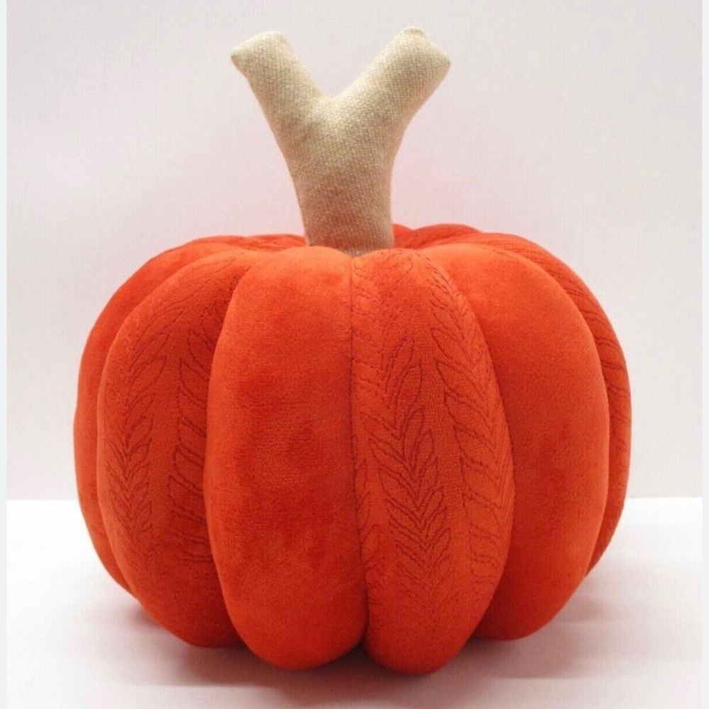 Opalhouse Pumpkin Shaped Velvet Accent Pillow Orange - Target
